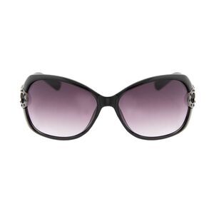 Glance Women's Black Embellished Fashion Sunglasses